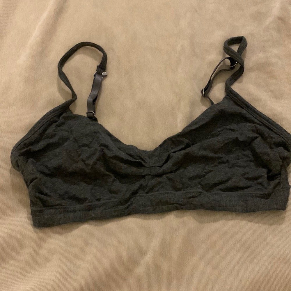 Alfani charcoal gray bralette